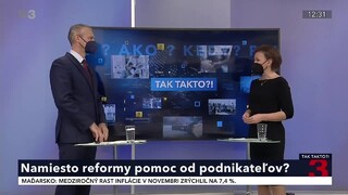 Namiesto reformy pomoc od podnikateľov?