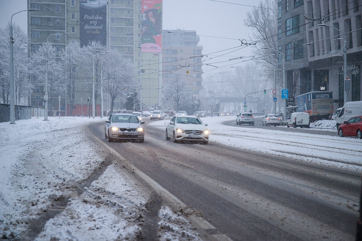 Snehová kalamita v Bratislave
