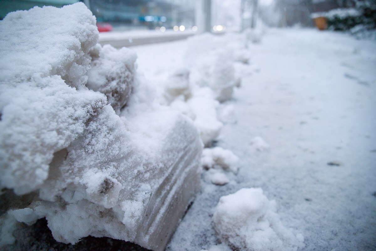 Snehová kalamita v Bratislave