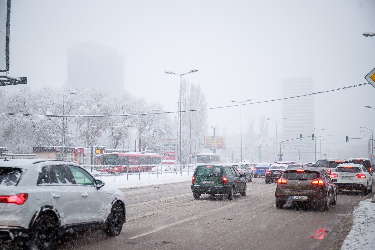 Snehová kalamita v Bratislave
