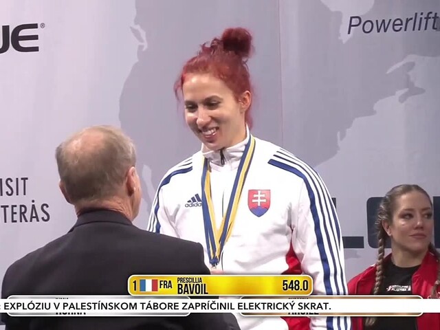 Skvelá Ivana Horná. Na majstrovstvách Európy v klasickom silovom trojboji máme vicemajsterku