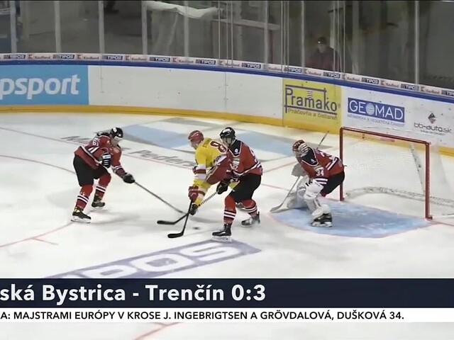 Trenčín vynuloval Banskú Bystricu, Barani sa naďalej trápia