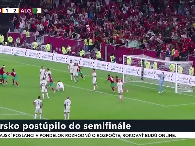 Hráči Alžírska si vybojovali postup do semifinále Arabského pohára, vyradili Maroko