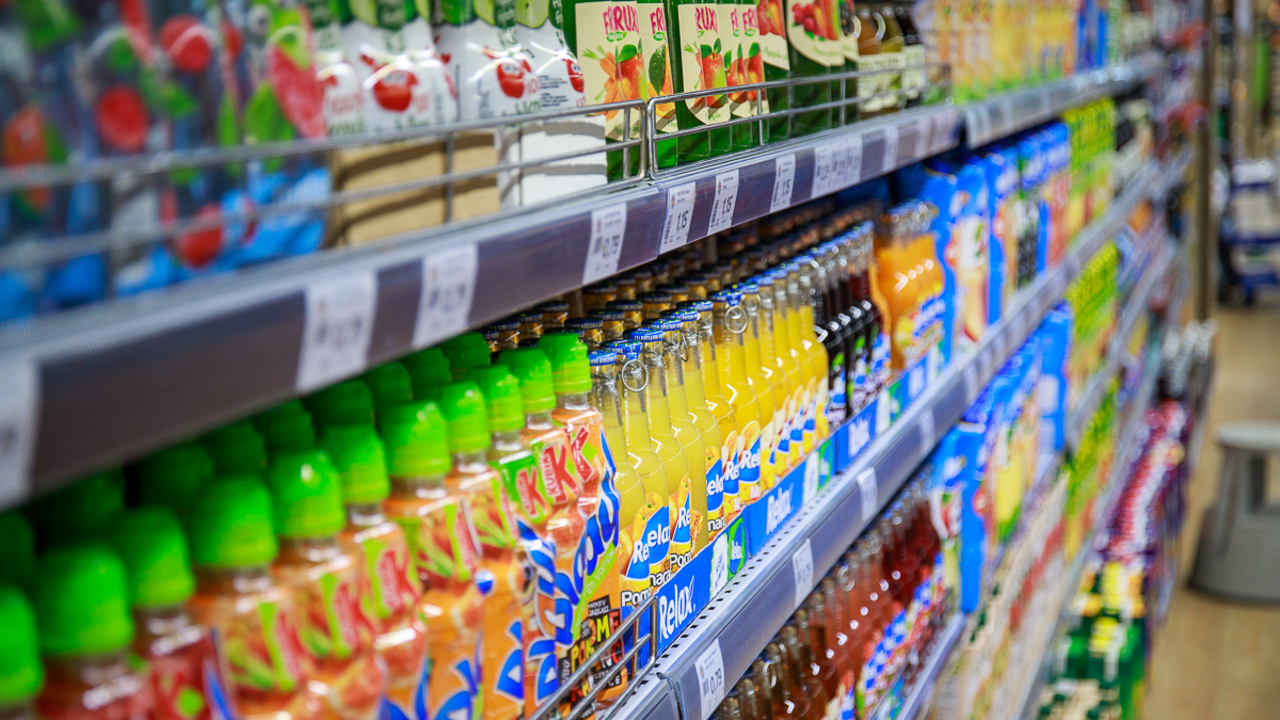 Nakupovanie potravín v obchode