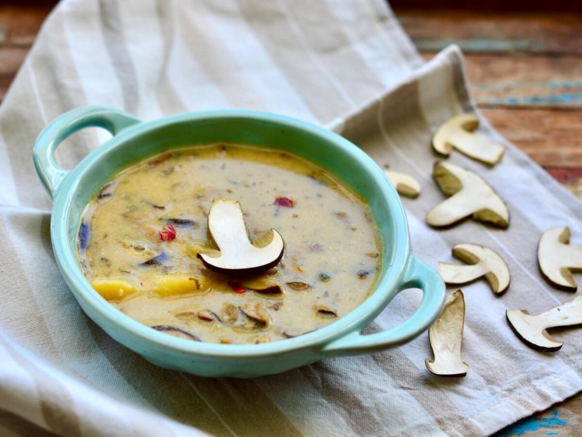 RECEPT: Hustá hubová polievka