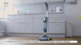 Kompaktný batériový čistič sa postará o hygienické vyčistenie tvrdých podláh