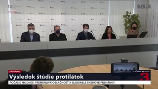 TB ministerstva zdravotníctva o výsledkoch štúdie protilátok