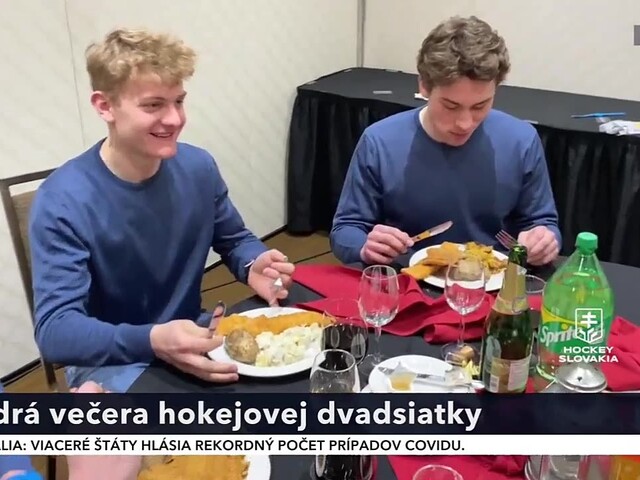 Hokejová dvadsiatka prežila Vianoce v dejisku juniorského šampionátu so slovenskými tradíciami