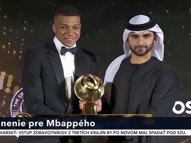 Kylian Mbappe získal ocenenie Global Soccer Award. Mal viac hlasov ako vlaňajší Lewandowski