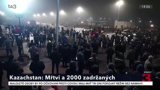V súvislosti s nepokojmi zadržiavajú v Kazachstane celkovo 970 ľudí