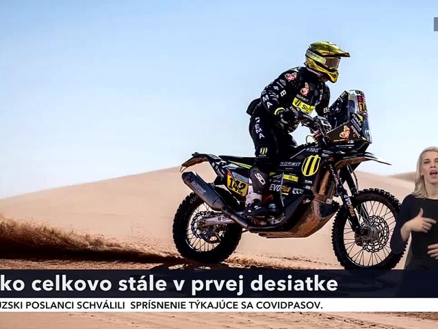 Svitko obsadil v dvanástej etape rely Dakar šestnáste miesto, Varga siahal po víťazstve