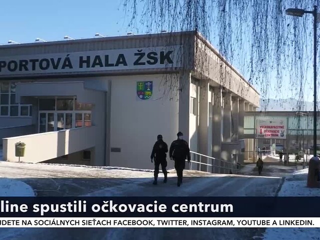 Aj Žilina spustila veľkokapacitné centrum. Plán na najbližšie dni je zaočkovať vyše tritisíc ľudí