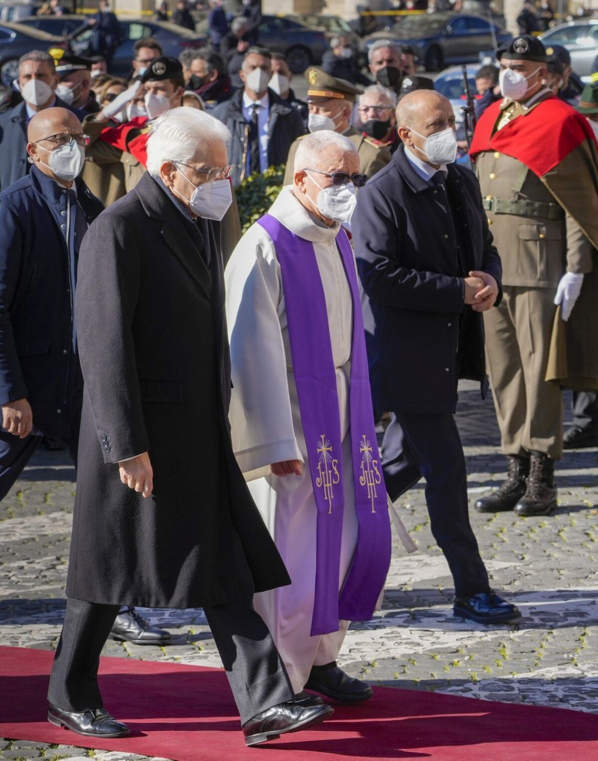 Štátny pohreb zosnulého predsedu Európskeho parlamentu Davida Sassoliho v Ríme.