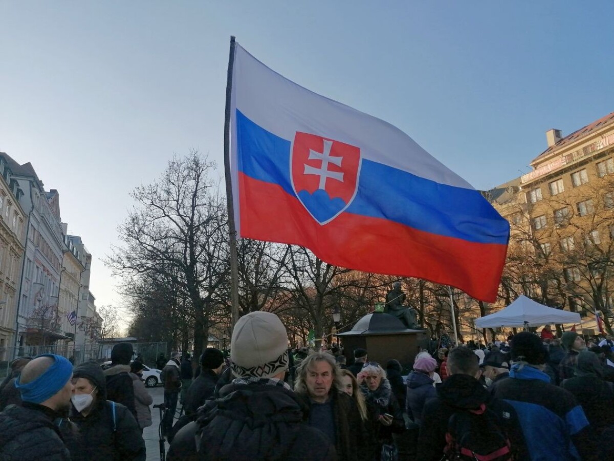 Protest v centre Bratislavy proti dohode s USA