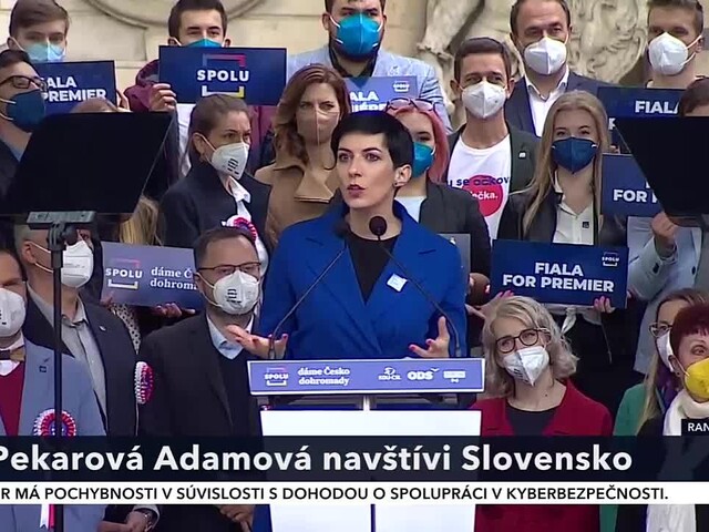 Predsedníčka českej poslaneckej snemovne navštívi Slovensko. Pokračuje tak v tradícii