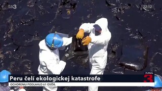 Peru čelí ekologickej katastrofe. Prílivová vlna poškodila tanker, ktorý zásoboval rafinériu neďaleko Limy