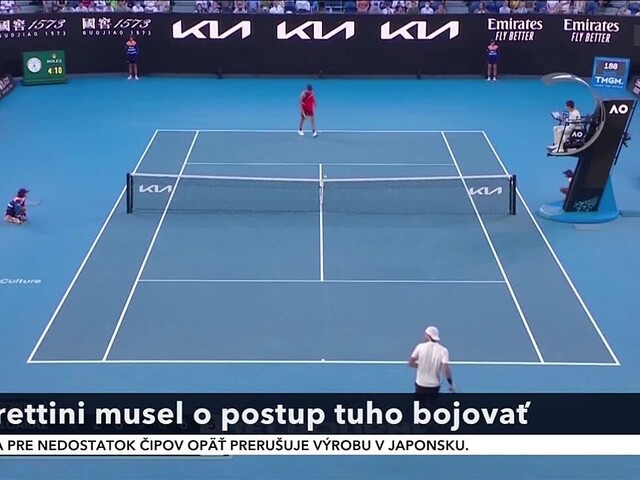 Talian Berretini to nemal ľahké. Aby sa dostal z tretieho kola ďalej, musel poriadne zabojovať