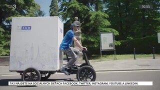 Modulárna elektrická štvorkolka z uhlíkových vlákien prepraví rôzny náklad