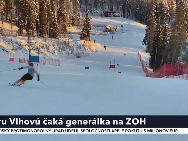 Petru Vlhovú čaká generálka na olympiádu