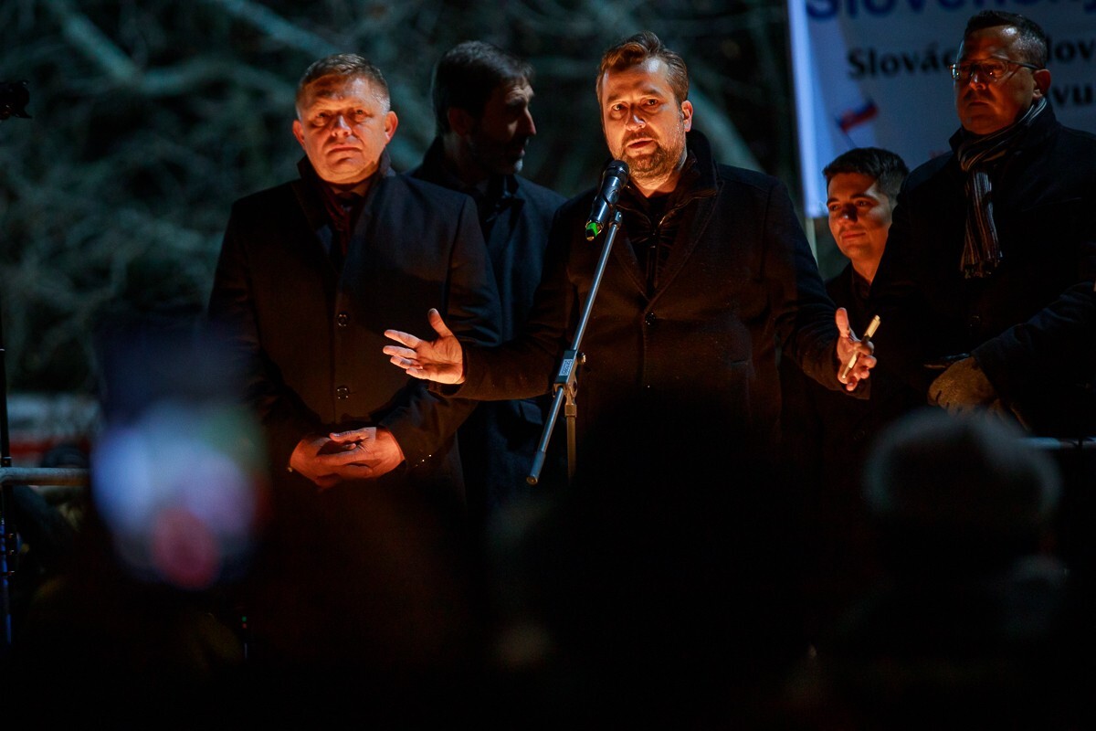 Protest proti obrannej dohode s USA