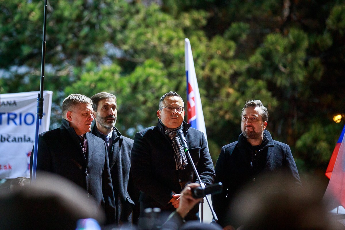 Protest proti obrannej dohode s USA