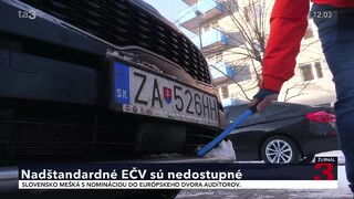 Majitelia vozidiel sa k špeciálnym evidenčným číslam nedostanú. Rezort na komplikácie upozornil