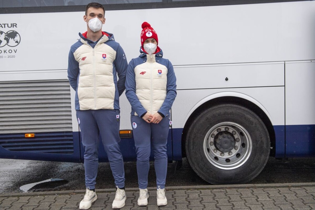 Bobistka Viktória Čerňanská a sánkar Marián Skupek.