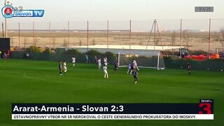 Futbalisti Slovanu Bratislava zvíťazili v prípravnom zápase