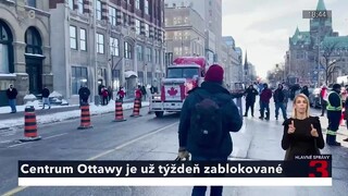 Konvoj slobody protestuje v Ottawe už týždeň. Odísť sa tak skoro nechystá