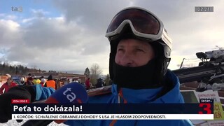 Vlhovej úspech sa oslavoval aj na tatranských zjazdovkách