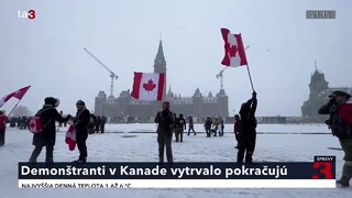 Protesty v Kanade pokračujú. Demonštrantov neodrádza ani státisícová pokuta či rok väzenia