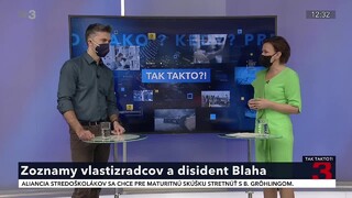 Zoznamy vlastizradcov a disident Blaha