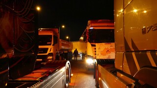 Hraničný priechod Kúty–Brodské blokovali autodopravcovia, s políciou sa dohodli na dočasnom uvoľnení