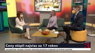 Rast cien dosiahol najvyššiu hodnotu inflácie za viac ako sedemnásť rokov. Porastú aj platy?