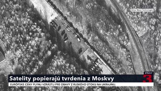 Satelitné snímky zachytávajú ruské jednotky v blízkosti Ukrajiny. Zábery naznačujú, že Rusko pokračuje v rozmiestňovaní