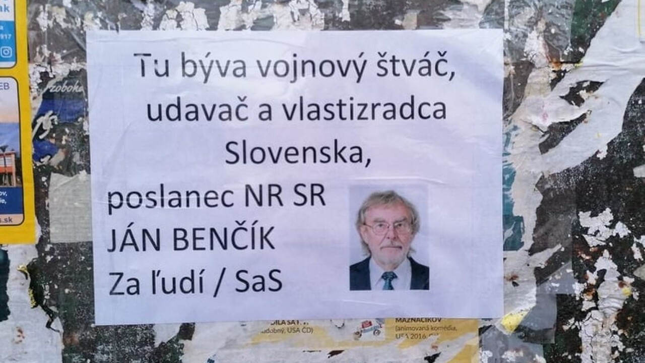 Odporcovia obrannej dohody s USA búchali poslancovi Benčíkovi na dvere, nazývali ho vlastizradcom a udavačom