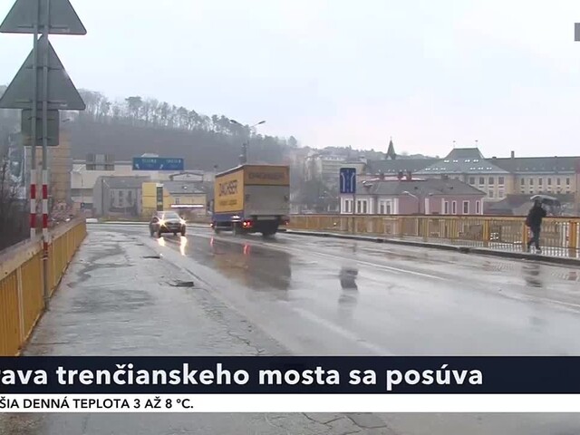 Trenčania si na opravu 70-ročného mosta musia počkať, rekonštrukcia sa posúva