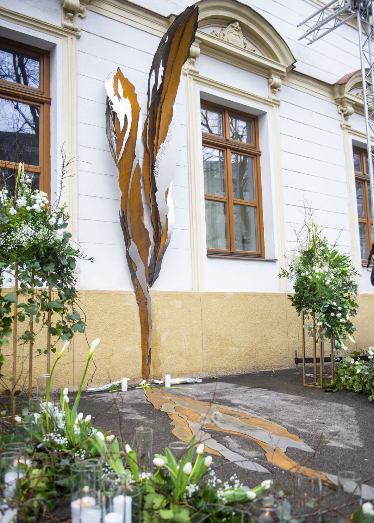 Pamätník Jána Kuciaka a Martiny Kušnírovej.