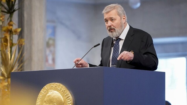 Laureát Nobelovej ceny Dmitrij Muratov.