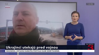 Ukrajinci utekajú pred vojnou