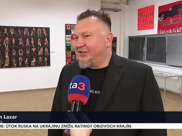 Výtvarník Roman Lazar má novú výstavu. Pozrite sa, čo ho inšpirovalo
