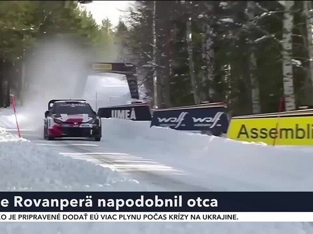 Fínsky automobilový jazdec Kalle Rovanperä vyhral Rely Švédska. Napodobnil tak svojho otca