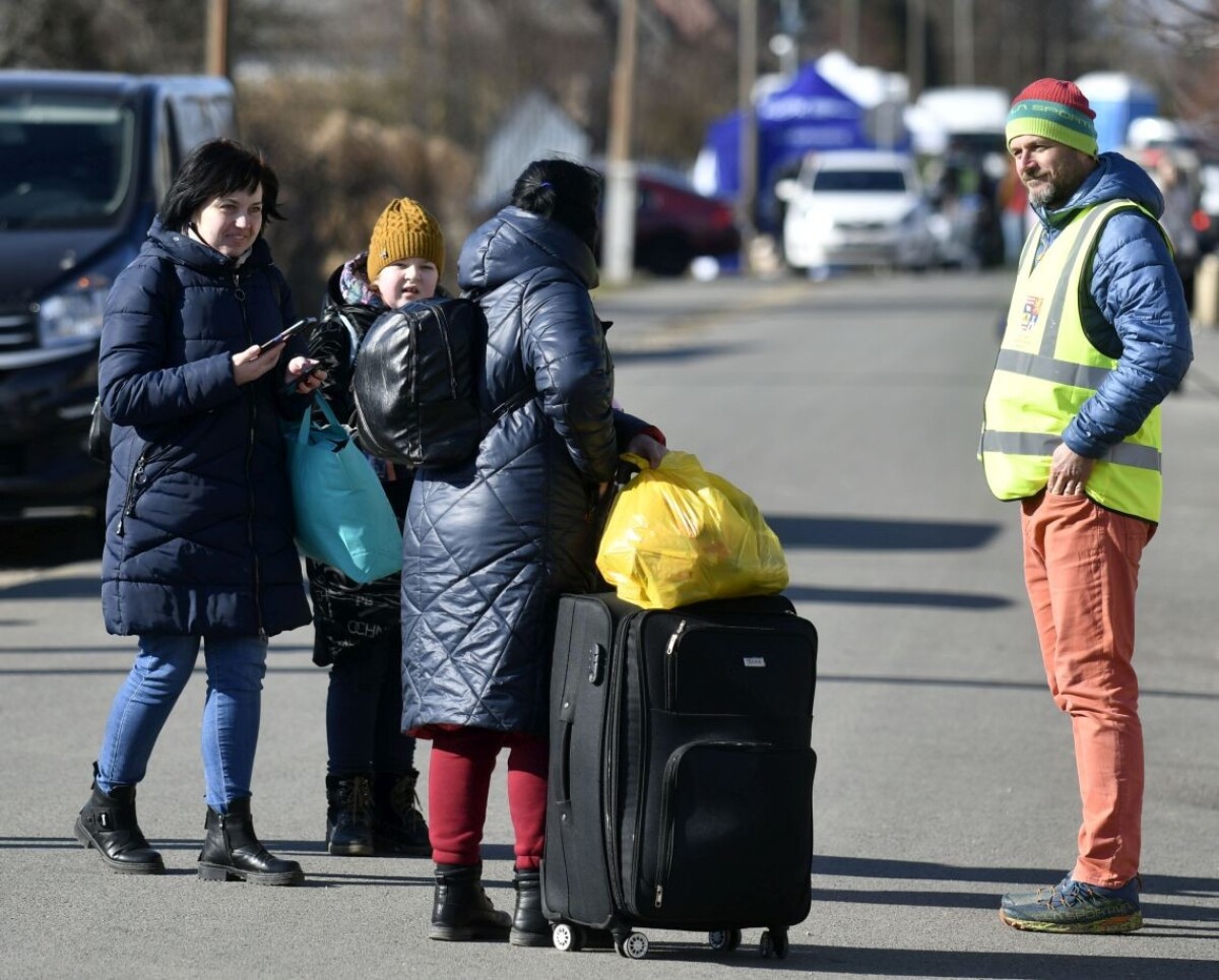 Situácia na priechode vo Veľkých Slemenciach.