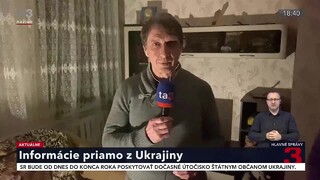 Štáb TA3 na Ukrajine: Ukrajinci veria, že vyženú agresora, veria vo víťazstvo