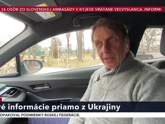 Štáb TA3 na Ukrajine: Od ciest miznú orientačné tabule, GPS navigácia zatiaľ funguje