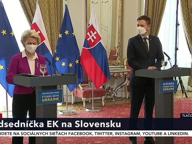TB premiéra E. Hegera a predsedníčky Európskej komisie U. von der Leyen o pomoci pre Ukrajinu
