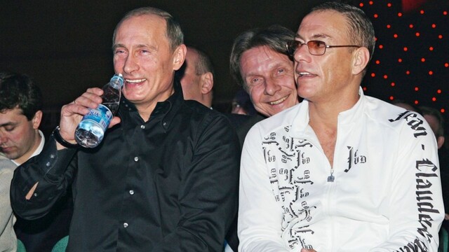 Vladimir Putin sa dobre zabával aj v spoločnosti Jean-Claude Van Damma.