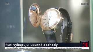 Rusi chcú zachovať hodnotu svojich úspor. Luxusné šperky a hodinky nakupujú vo veľkom