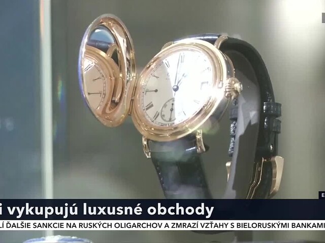 Rusi chcú zachovať hodnotu svojich úspor. Luxusné šperky a hodinky nakupujú vo veľkom