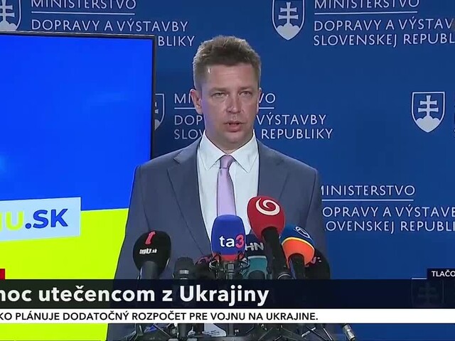 TB ministra dopravy A. Doležala o pomoci utečencom z Ukrajiny
